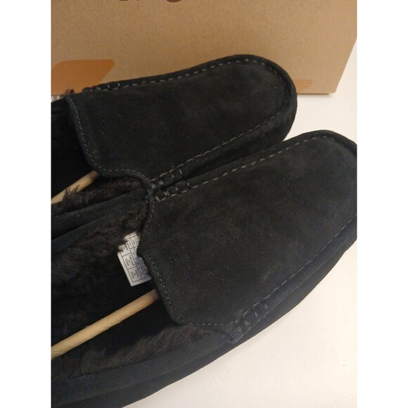 UGG Mens Sz 13 Tipton Loafers Indoor Outdoor Black Suede Comfort Slippers NIB main image 15